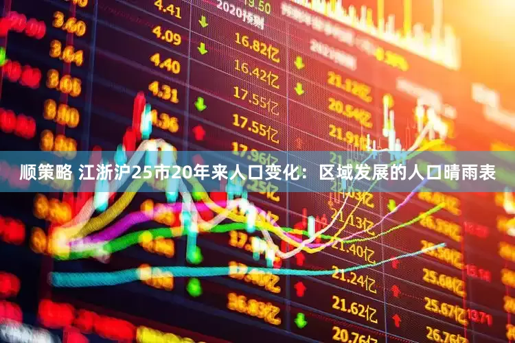 顺策略 江浙沪25市20年来人口变化：区域发展的人口晴雨表